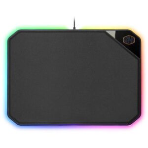Cooler Master MP860 Dual-Sided Gaming Mouse Pad with RGB Illumination and Software Customization, Smooth RGB Illumination, Two Textured Surfaces | MPA-MP860-OSA-N1