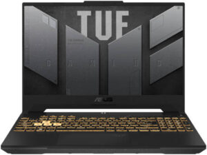 Asus Tuf Gaming F15 15.6" FHD 144Hz Laptop, Intel Core i7-12700H, 16GB RAM, 512GB SSD, 4GB NVIDI GeForce RTX 3050 Graphics, Windows 11 Home, Eng-ARB KB, Gray | FX507ZC-HN003W