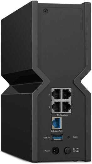 TP-Link BE9300 Tri-Band Wi-Fi 7 Router, Wi-Fi 7 (802.11be), Up to 9214 Mb/s Throughput, 2.4 GHz / 5 GHz / 6 GHz (Tri-Band), 6 x Internal Antennas, 4 x 2.5G Ethernet LAN Ports, Black | Archer BE550 - Image 3