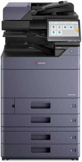 Kyocera TASKalfa 2554ci Printer, Up to 1200 x 1200 DPI Resolution, Up to 100 IPM Simplex/200 IPM Duplex Scan Speed, 25 PPM B&W/25 PPM Color Engine Speed | 1102YP3NL0