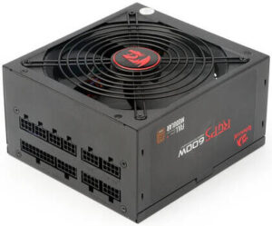 Redragon RGPS GC-PS003 Full Module Gaming PC Power Supply, 600W Power Output, 14 cm Fan Size, 80 Plus Bronze Certification, Black | GC-PS003