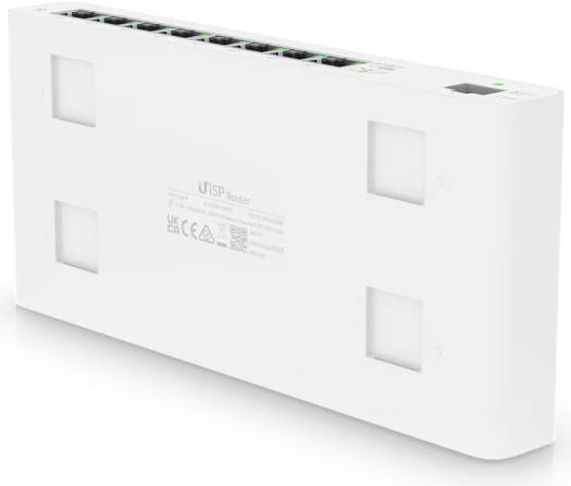 Ubiquiti UISP 8 Port Gigabit PoE Router, Up to 1 Gbps NAT Throughput, GbE RJ45 Ports with 27V Passive PoE Output / 1G SFP Port, Firewall and OSPF Routing, White | UISP-R - Image 3