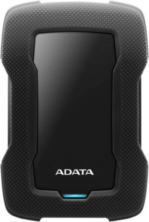 Adata HD330 External Hard Drive, 5TB Capacity, USB 3.2 Gen 1 & USB 2.0 Interface, DC 5V, 900mA Operating Voltage, Windows, macOS, and Linux Compatibility, Black | HD330 BK