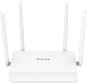 D-Link DIR-825M AC1200 Gigabit Dual Band Wi-Fi Router, 1200Mbps, 802.11ac MU-MIMO, Operating Modes, WPA / WPA2 / WPA3 Encryption, White | DIR-825M