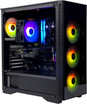 Elite Gaming PC - AMD Ryzen 5 8400F 6 Cores 12 Threads, NVIDIA RTX 5060 Ti 8GB, 16GB DDR5 RAM 5600MHz, 1TB SSD Gen 4, 650W 80 PLUS PSU, Tower CPU Coooler, Wi-Fi + BT