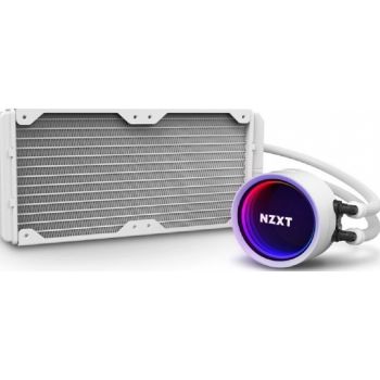 Nzxt Kraken X53, All-In-One CPU Cooler with RGB Lighting, Intel/AMD, 240mm, 2x120mm RGB PWM Fans, CAM Control, RGB White | RL-KRX53-RW - Image 5
