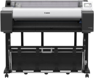 Canon imagePROGRAF TM-350 36" Inkjet Printer, 2,400 x 1,200 DPI Print Resolution, 15360 Total Nozzles, Minimum 5pl Per Colour, 150mm Maximum Media Roll Diameter, Black | TM-350