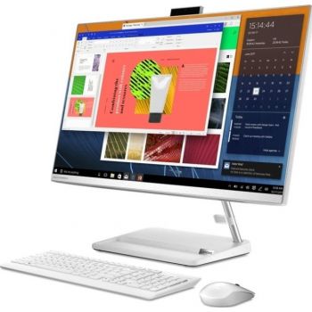Lenovo Ideacentre AIO 3 27" All-in-One IPS Display, Intel Core i5-1135G7 2.4 GHz, 8 GB RAM, 1 TB HDD, DVD RW, Wireless Keyboard and Mouse, DOS, White | F0FW0054AX - Image 2