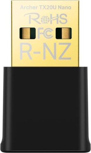 TP-Link Nano USB WiFi 6 Adapter for PC(Archer TX20U Nano)- AX1800 2.4G/5G Dual-Band Wireless Network Transceiver Adapter for Desktop PC, OFDMA, MU-MIMO, WPA3 | Archer TX20U Nano