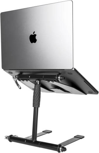 Headliner Digistand Pro Laptop Stand, Fits Laptops up to 17", 360° Telescopic Neck, Telescoping Height Up to 16", Aluminum Alloy Cam-Locking System, Removable Sub-Tray for Accessories, Black | - Image 5