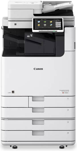 Canon imageRUNNER ADVANCE DX C5850i Laser Printer, Prints Up To 40 PPM BW/Color, Scan up to 270 IPM, 600 x 600 DPI, 6350 Sheet Maximum Paper Capacity, 1200 x 1200 Print DPI, White | C5850i