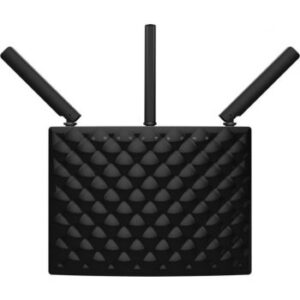 Tenda AC15 Router - AC1900, Transmission Rate up to 1900Mbps, Dual Band Antennas, 802.11a, Beamforming, Black | AC15