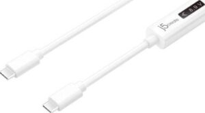 j5Create JUCP14 USB-C 2.0 To USB-C Cable With OLED Dynamic Power | JUCP14