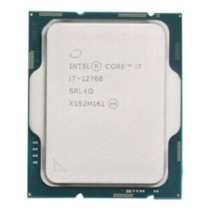 Intel Core i7-12700 12 Core Alder Lake CPU/Processor, 2.1GHz, 25MB Cache, Socket LGA1700, 20 Total Threads, 65W Base Power, DDR5/DDR4 Memory Speed Support, Tray | i7-12700 Tray