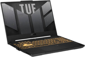ASUS TUF Gaming F15 FX507ZV4 Gaming Laptop, 15.6" FHD 144Hz Display, Intel Core i7-12700H, 16GB ‎DDR4 RAM, 1TB SSD, 8GB NVIDIA RTX 4060, Windows 11 Home, Eng-Arab KB, Gray | FX507ZV4-LP052W