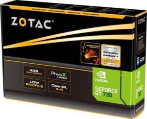 ZOTAC GeForce GT 730 4GB DDR3 Graphics Card | ZT-71115-20L