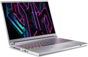 Acer Predator Triton PT14-51-78B4 Gaming Laptop 14" WUXGA 165Hz Display, Intel Core i7-13700H, 16GB RAM, 512GB SSD, GeForce RTX 4050 6GB GPU, ENG Backlit K/B, Win 11, Sparkly Silver | NH.QLNAA.001