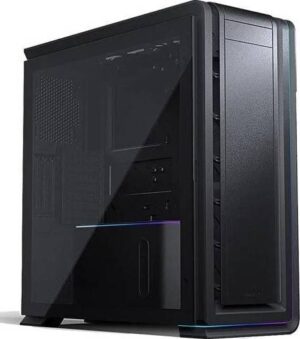 Phanteks Enthoo 719 Full Tower Case, Tempered Glass, Aluminum Panels, Dual System/PSU Support, Massive Storage, Fan Hub, Digital-RGB Lighting - Black | PH-ES719LTG_DBK01