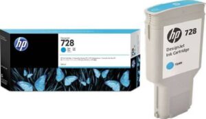 HP 728 300-ml Cyan DesignJet Ink Cartridge | F9K17A