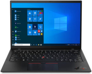 Lenovo ThinkPad X1 Carbon Gen 9 Laptop, 14" WUXGA IPS Display, Intel Core i7-1165G7, 8GB DDR4 RAM, 256GB SSD, Intel Iris Xe Graphics, Backlit ENG K/B, Windows 10 Pro, Black | 20XW004EUS