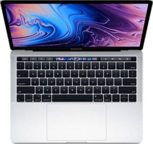 Apple Macbook Pro 13 inch, 512GB SSD, Intel Core i5 Quad-Core, 8GB Ram, Touch Bar, Bluetooth 5.0, Silver | MV9A2