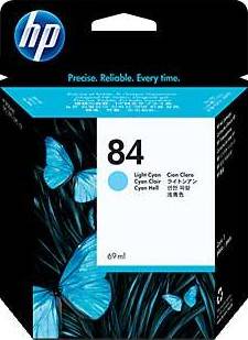 HP 84 69 ml Light Cyan Ink Cartridge | C5017A