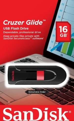 SANDISK 16GB CRUZER GLIDE 3.0 USB 3.0 | SDCZ600-016G-G35