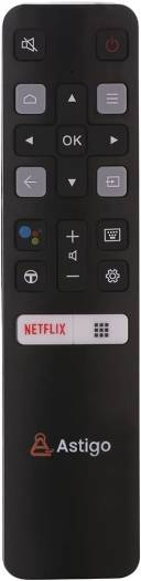 Astigo Compatible Remote for TCL Smart HD 4K LED TV with Netflix Function(Without Google Assist/Voice)