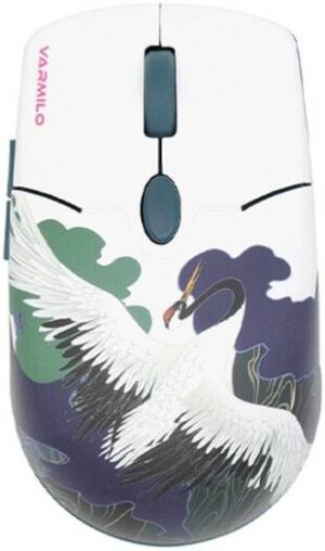 Varmilo Wireless Mouse, 2.4GHz Connectivity, 800 - 2400 DPI, Adjustable DPI, 6 Buttons, 80g Lightweight, Crane Design | VM01-V2-02