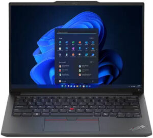 Lenovo ThinkPad E14 Gen 6 Laptop, 14" WUXGA IPS Display, Intel Core Ultra 7 155H Processor, 16GB RAM, 512GB SSD, Intel Arc Graphics, ENG-ARB Backlit K/B, FreeDos, Black | 21M70024GR