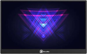 GamerTek Maverick Portable Monitor, 15.6" IPS Display, FHD Resolution, 144Hz Refresh Rate, 6.5ms Response Time, 16.7m Color Display, Black | GT-DP-316-001