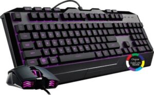 Cooler Master Devastator 3 Plus, Gaming Keyboard & Mouse Combo, 7 Color Mode LED Backlit, Media Keys, 4 DPI Settings | SGB-3001-KKMF1-AR