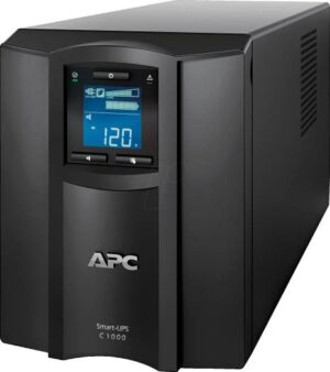 APC Smart-UPS Tower, 1000VA Rated Power, LCD 230V Main Input & Output Voltage with SmartConnect Port, 8x IEC 60320 C13 Output Connection Type, Black | SMC1000IC