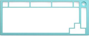 Glorious GMMK PRO 75% Alternative Top Frame, A New Way to Personalize Your Pro, Aqua Blue | GLO-ACC-P75-TF-O