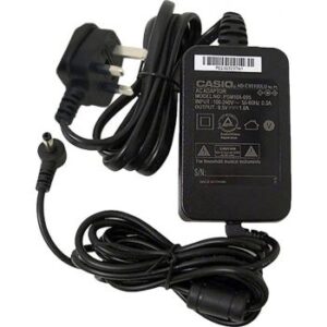 Casio AD-E95100LE Keyboard AC Power Adapter, 5 Volt, Suitable For Most CTK/ LK / SA / WK & XW Keyboards, Black | ADE95100 LE