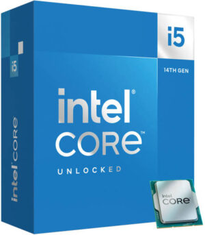 Intel Core i5-14600K 3.5 GHz 14-Core LGA 1700 14th Gen Processor, 14 Cores & 20 Threads, 24MB Cache Memory, 5.3GHz MaxTurbo Boost, Intel UHD Graphics 770, 2CH DDR5 / 192GB Max | BX8071514600KSRN43