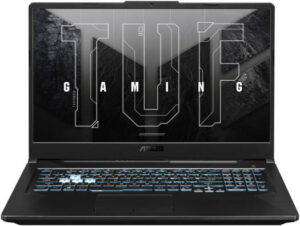 ASUS TUF Gaming A15 FA506NC-HN229 Gaming Laptop, 15.6" FHD Display, AMD Ryzen 5 7535HS, 8GB RAM, 512GB SSD, GeForce RTX 3050 4GB GPU, English Keyboard, Free Dos, Black | 90NR0JF7-M00760
