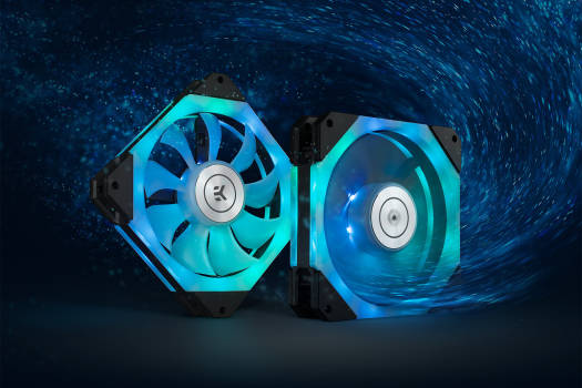 EKWB EK-Quantum Impulse 120 D-RGB 120mm Computer Cooling Fan, Addressable RGB LED MagLev Fans, 1800 RPM Speed, 57.5CFM Airflow, 24.3dBA Nosie Level, 4-Pin PWM, Black - White | 3831109854198 - Image 9