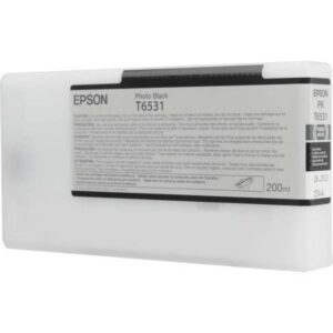 Epson UltraChrome HDR Ink Cartridge - 200ml Photo Black | T653100