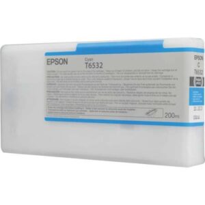 Epson UltraChrome HDR Ink Cartridge - 200ml Cyan | T653200