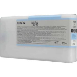 Epson UltraChrome HDR Ink Cartridge - 200ml Light Cyan | T653500