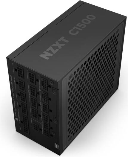 NZXT C1500 Platinum ATX Fully Modular PSU, 80 PLUS Platinum Efficiency, 1500W Power, Dual PCIe 5.1 Connectors, Magnetic Levitation Bearing Fan, 140mm Size, 125 CFM Airflow, Black | PA-5P1BB-UK - Image 2