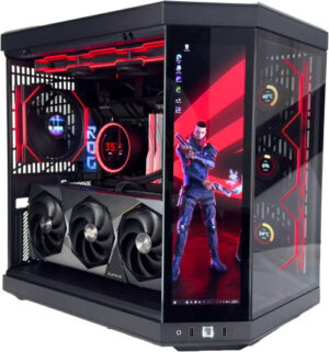 Cyber X Gaming PC - AMD Ryzen 9 9900X3D 12 Cores 24 Threads, NVIDIA RTX 5080 16GB, 32GB DDR5 RAM 6000MHz, 2TB SSD Gen 4, 850W PSU, 360mm Liquid Cooler, Wi-Fi + BT