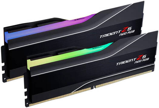 G.SKILL Trident Z5 Neo RGB Series 32GB (2x16GB) DDR5 Dual Channel Desktop Memory Kit, 6400 MT/s Memory Speed, CL30-39-39-102 Latency, AMD EXPO, 1.40V Voltage, Black | F5-6400J3039G16GX2-TZ5NR - Image 2