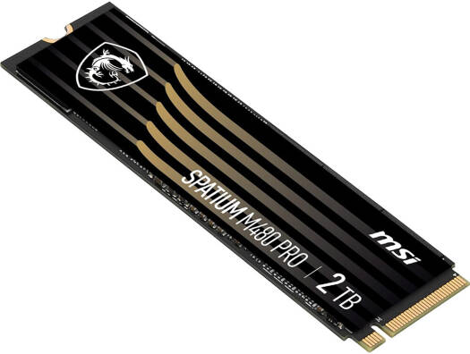MSI Spatium M480 Pro PCIe Gen4x4 M.2 2280 Internal SSD, 2TB Capacity, Up To 7400 MB/s Sequential Read & 7000 MB/s Sequential Write Speed, 1400 TBW, 3D NAND | S78-440Q600-P83 - Image 4