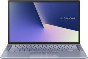 Asus Zenbook 14" UX431FL Laptop, Intel Core i5-10210U 1.6 GHz Processor, 8GB RAM, 512 SSD, 2GB Nvidia GeForce MX250, Windows 10 - Silver I UX431FL-AN057T