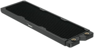 Barrow Dabel-20b Series 360MM Copper Radiator, 20MM Thickness, Triple Fan, High Flow Rate, Efficient Cooling, Compatible with Hard Tube and Soft Tube Custom Water Cooling, Black | Dabel-20b