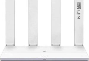 Huawei WiFi AX3 (Dual-core), AX3000, Wi-Fi 6 Plus, Wireless speed Up To 3000Mbps, 3 x 10/100/1000 Mbps Ethernet Ports, White | WS7100