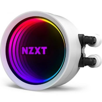 Nzxt Kraken X53, All-In-One CPU Cooler with RGB Lighting, Intel/AMD, 240mm, 2x120mm RGB PWM Fans, CAM Control, RGB White | RL-KRX53-RW - Image 6