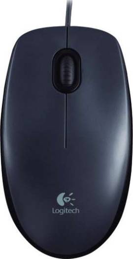Logitech M90 Wired Mouse, Ambidextrous Design, 1000DPI Optical Tracking, Black  | 910-001793